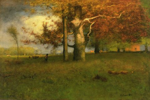 Early Autumn, Montclair by George Inness, 1891, framed print