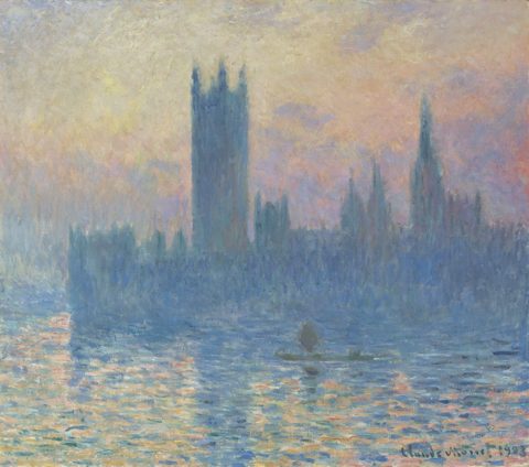 The Houses of Parliament, Sunset
