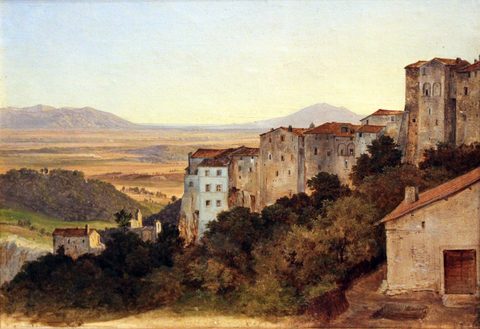 A View of Olevano