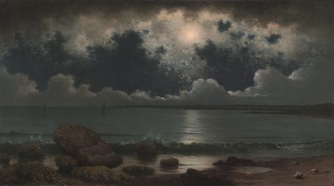 Point Judith, Rhode Island by Martin Johnson Heade, framed print