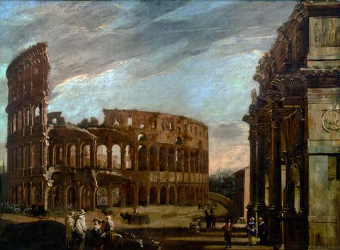 Colosseum and Arch of Constantine