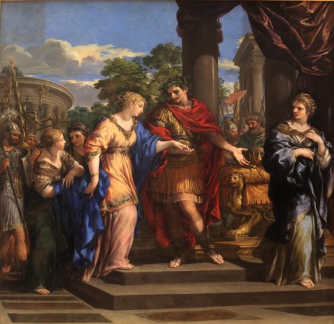 Caesar Restores Cleopatra to the Throne of Egypt