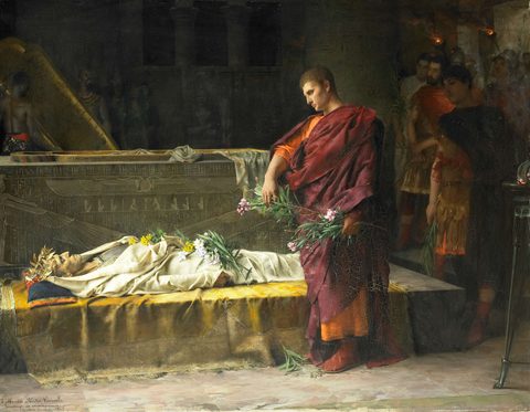 Caesar at the Tomb of Alexander the Great