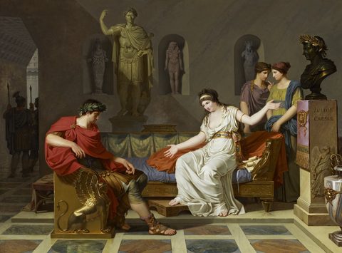 Cleopatra and Octavian