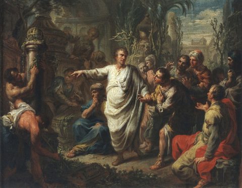 Cicero Discovers the Tomb of Archimedes