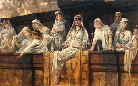 Vestal Virgins at the Colosseum