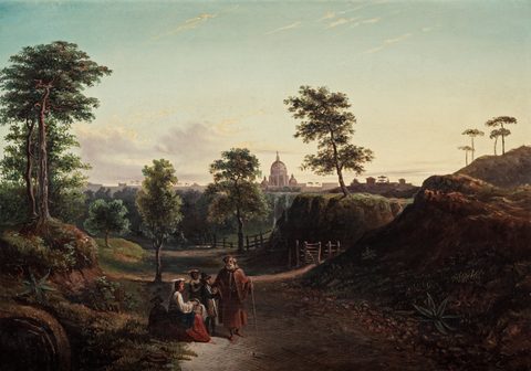 Resting Figures on the Via Appia