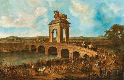 Triumph over the Bridge of Augustus