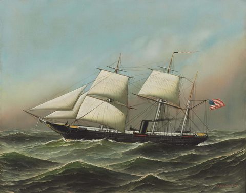 American Naval Frigate