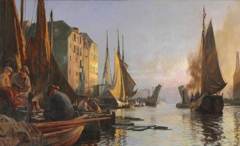 The Harbour at Knippelsbro, Copenhagen