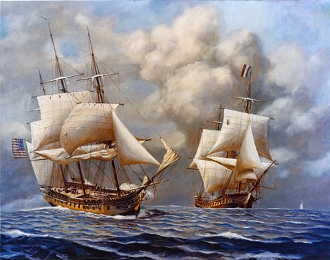 USS Constellation vs. L'Insurgente