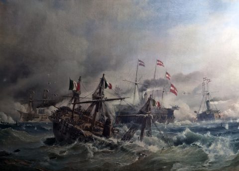 The Battle of Lissa, 1866