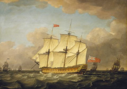 Victory Leaving the Channel in 1793