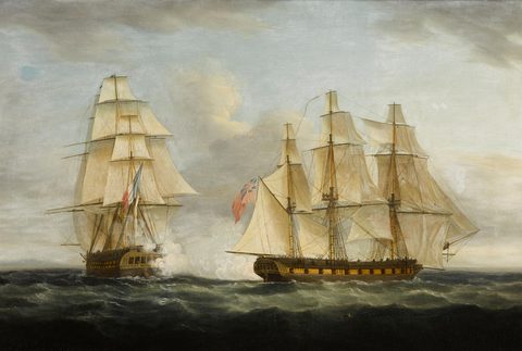 Boreas Capturing the French Frigate Serene