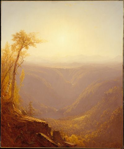 Kaaterskill Clove by Sanford Robinson Gifford, 1862, framed print