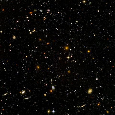 Hubble Ultra Deep Field by NASA / ESA / STScI, 2004, framed print