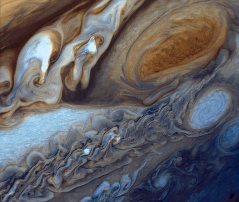 Jupiter from Voyager 1 by NASA / JPL, 1979, framed print