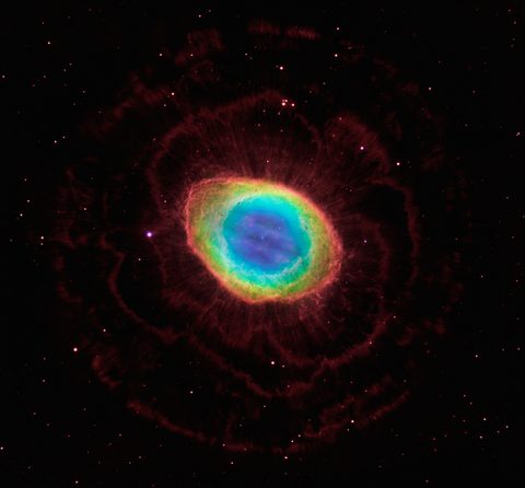 Ring Nebula by NASA / ESA / Hubble, 2013, framed print