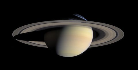 Saturn from Cassini by NASA / JPL / SSI, 2004, framed print