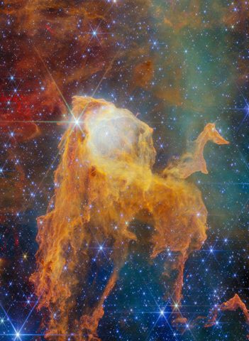 Webb opens a Treasure Chest filled with stars by ESA/Webb, NASA & CSA, M. Reiter; Acknowledgement: M. H. Özsaraç, 2026, framed print