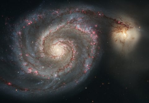 Whirlpool Galaxy by NASA / ESA / Hubble, 2005, framed print