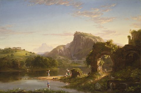 L'Allegro by Thomas Cole, 1845, framed print