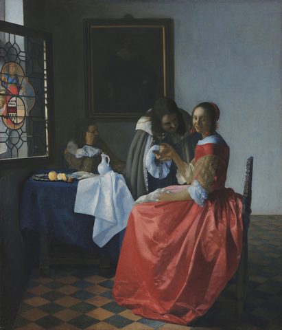 The Girl with the Wine Glass