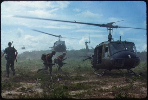 Hueys by U.S. Army, 1966, framed print