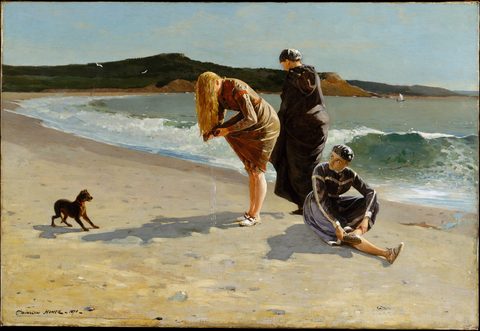 Eagle Head, Manchester, Massachusetts (High Tide) by Winslow Homer, framed print
