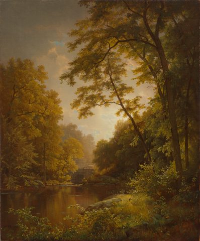 June Day by William Trost Richards, c. 1880s, framed print