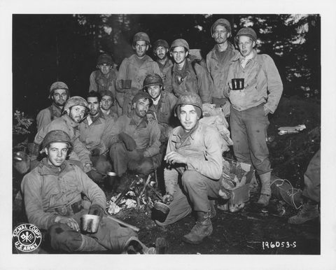 Lost Battalion by U.S. Army, 1944, framed print
