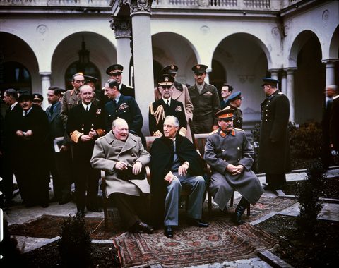 Yalta by U.S. Army, 1945, framed print